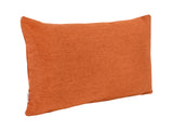 beties Wunschton Kissenhülle 40x60 cm Terracotta Orange – schrägansicht, melierter Möbelstoff