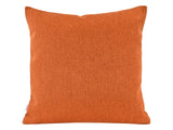  beties Wunschton Kissenhülle 50x50 cm Terracotta Orange – vorderansicht, melierter Möbelstoff 