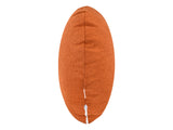  beties Wunschton Kissenhülle rund Ø60 cm Terracotta Orange – seitenansicht, melierter Möbelstoff 