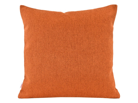  beties Wunschton Kissenhülle 60x60 cm Terracotta Orange – vorderansicht, melierter Möbelstoff 