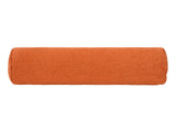  beties Wunschton Nackenrolle gefüllt 13x50 cm Terracotta Orange – Vorderansicht, melierter Möbelstoff 