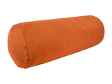  beties Wunschton XL Rollenhülle 25x70 cm Terracotta Orange – Schrägansicht, melierter Möbelstoff 