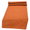  beties Wunschton XL Tischläufer 40x220 cm Terracotta Orange – Vorderansicht, melierter Möbelstoff 