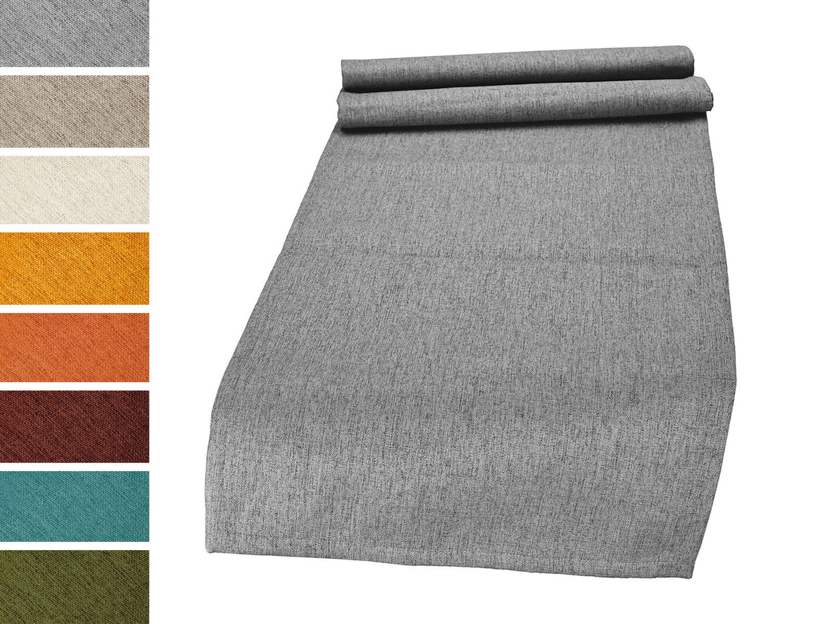  beties Wunschton XL Tischläufer 40x220 cm alle Farben – melierter Möbelstoff 