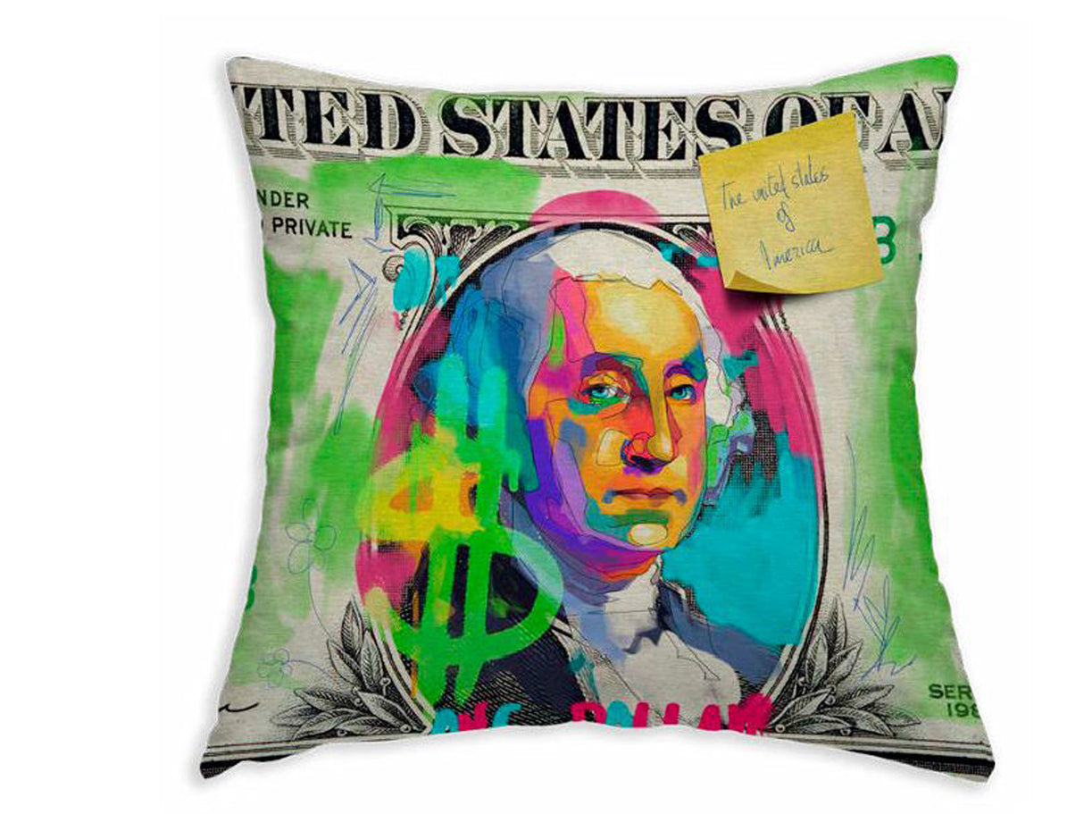 Kissenhülle ca. 45x45 cm Mischgewebe POP Collection beties "Dollar"