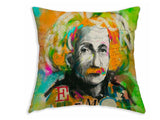 Cushion cover approx. 45x45 cm, mixed fabric, POP Collection, beties "Einstein"