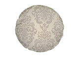 Kissenhülle rund ca. 50 cm Ø 100% Baumwolle linen-taupe beties "Epoche"