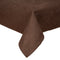  Tischdecke 100x100 cm kaffeebohne-braun Chenille-Haptik beties „FarbTon" – Tischwäsche Oeko-Tex 