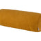 Nackenrollen Hülle ca. 15x40 cm curry-gelb Chenille-Haptik beties „FarbTon" – Gesamtansicht 