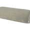 Nackenrollen Hülle ca. 15x40 cm greig-taupe Chenille-Haptik beties „FarbTon" – Gesamtansicht 