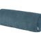 Nackenrollen Hülle ca. 15x40 cm nordlicht-blau Chenille-Haptik beties „FarbTon" – Gesamtansicht 
