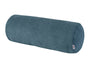 Nackenrollen Hülle ca. 15x40 cm nordlicht-blau Chenille-Haptik beties „FarbTon" – Gesamtansicht 