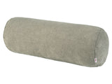  XL Rollenhülle 25x70 cm greig-taupe Chenille-Haptik beties „FarbTon" – Kissenbezug Oeko-Tex 