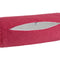 XL Rollenhülle 25x70 cm himbeer-rot beties „FarbTon" – Kissenbezug mit geöffnetem Reißverschluss, Seitenansicht
