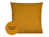 Kissenhülle curry-gelb Chenille-Haptik beties "FarbTon"