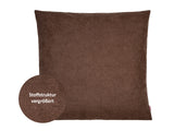 Kissenhülle kaffeebohne-braun Chenille-Haptik beties "FarbTon"