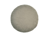 Kissenhülle rund ca. 50 cm Ø greig-taupe Chenille-Haptik beties „FarbTon"