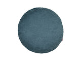 Kissenhülle rund ca. 50 cm Ø nordlicht-blau Chenille-Haptik beties „FarbTon"
