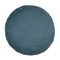  Kissenhülle rund 60 cm Ø nordlicht-blau Chenille-Haptik beties „FarbTon" – Kissenbezug Oeko-Tex 