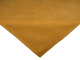  XS Mitteldecke 60x60 cm curry-gelb Chenille-Haptik beties „FarbTon" 