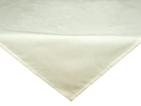  XS Mitteldecke 60x60 cm sahne-weiß Chenille-Haptik beties „FarbTon" 