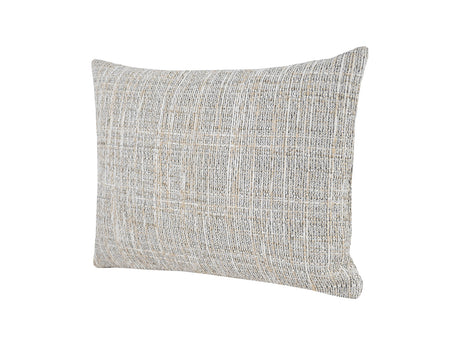  beties Outdoor-Kissenhülle 25x35 cm Beige-Melange Schrägansicht – robuste Gartenkissenhülle, UV-beständig 