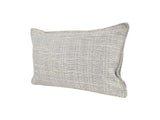  beties Freiluft Melange Kissenhülle 30x50 cm Beige Schrägansicht – robuste Outdoor-Kissenhülle für Balkon 