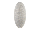  beties Freiluft Kissenhülle 40 cm rund Beige-Melange Seitenansicht – wetterfeste Rundkissenhülle für Terrasse 