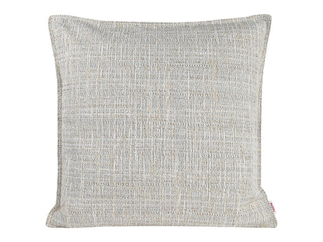  beties Freiluft Melange Outdoor-Kissenhülle 50x50 cm Beige Frontansicht – wetterfeste Kissenhülle für Balkon und Garten 