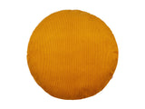 Kissenhülle rund ca. 80 cm Ø kurkuma-gelb beties "HYggelig No.1"