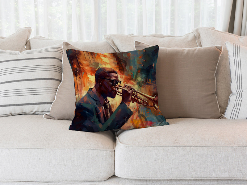 Cushion cover approx. 45x45 cm, mixed fabric, POP Collection beties "Jazz"