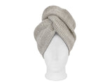 Sauna-Set 3-teilig aus Leinen-Waffelpiqué – Sauna Beanie, Haarturban und Eisbeutel | beties Wellnessglück