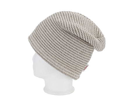 beties Sauna beanie Leinen-Waffelpique  – Seitenansicht 