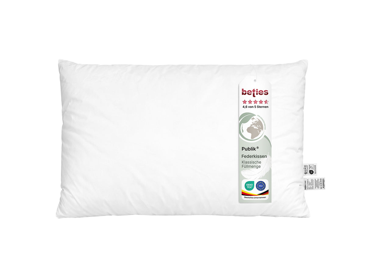 beties Publik Federkissen Fuellkissen 30x50 cm – tikett