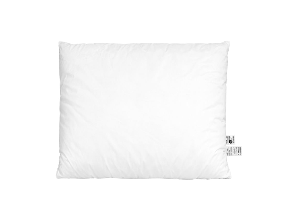  beties Publik Federkissen Fuellkissen 40x50 cm – weisses Kissen mit klassischer Federfuellung freigestellt auf weissem Hintergrund 