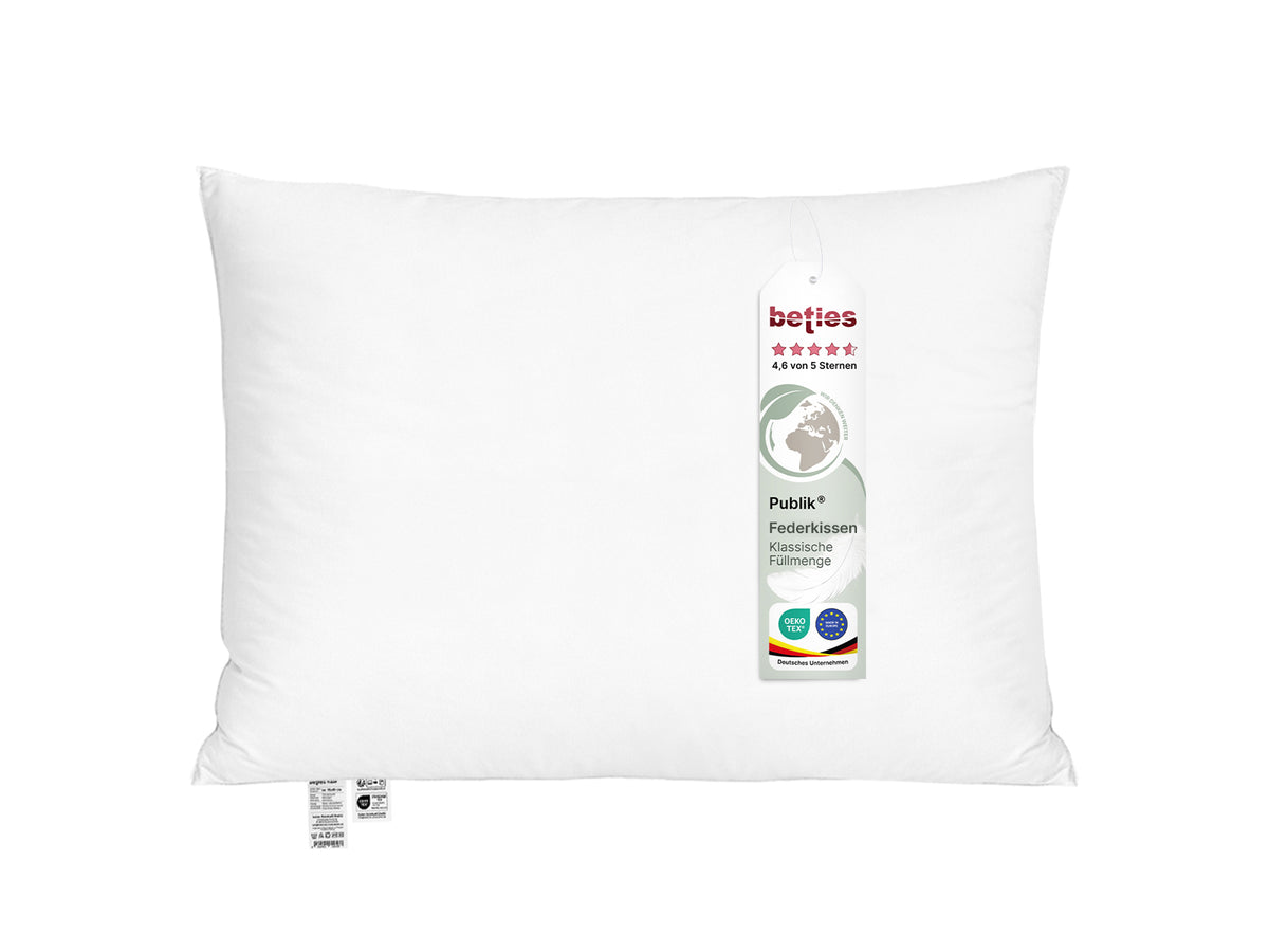 Federkissen Kopfkissen 50x70 cm Innenkissen – Schlafkissen | Publik