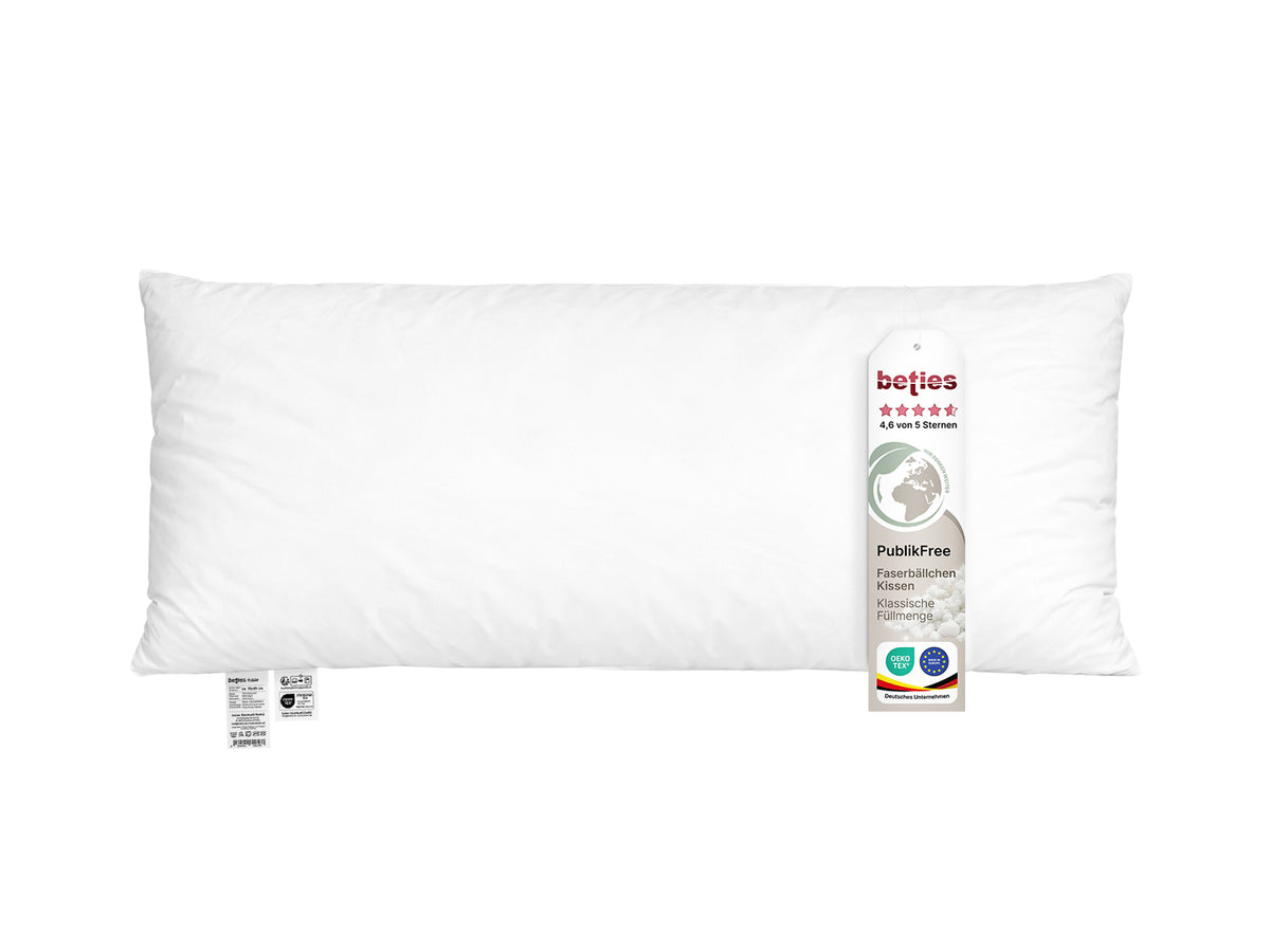 Füllkissen 30x70 cm Innenkissen weich – Faserbällchen Loungekissen | PublikFree