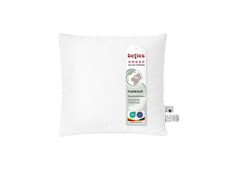  beties Publiksoft Daunenkissen Fuellkissen 45x45 cm Pflegeetikett Materialangaben 