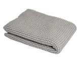 Wellness-Badetuch / Sauna Body Wrap in der Farbe Nebel-grau ca. 100x140 cm – aus Waffelpique Baumwoll-Leinenmix von beties aus der "PUR.NATURE" Serie