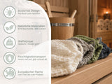  beties Pur Nature eisbeutel infos – Spa-Feeling zu Hause, Waffelpiqué aus Leinen-Baumwoll-Mix fakten