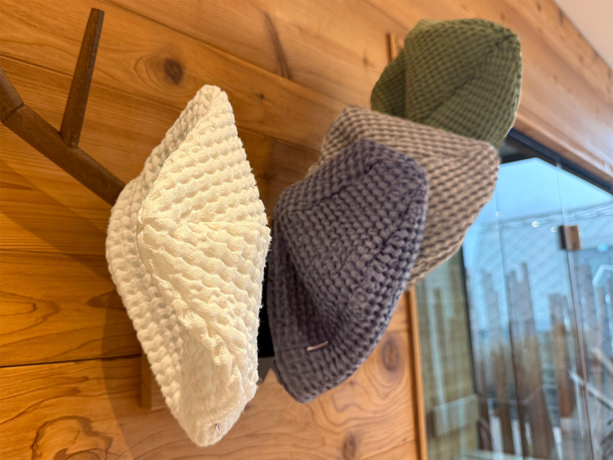  beties Pur Nature sauna beanie – Spa-Feeling zu Hause, Waffelpiqué aus Leinen-Baumwoll-Mix