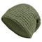 Sauna-Beanie von vorne in der Farbe Salbei-gruen One-Size Unisex aus Waffelpique Baumwoll-Leinenmix von beties aus der "PUR.NATURE" Serie.