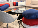 Round cushion cover approx. 80 cm Ø 3D honeycomb structure beties "Rhythm"