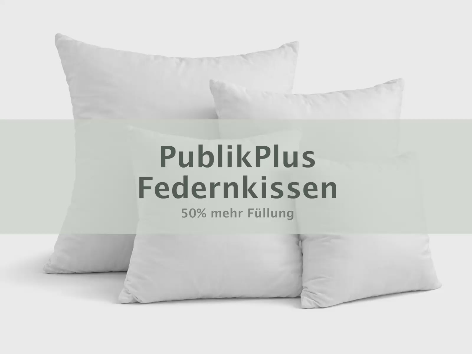 beties Publikplus Federkissen Fuellkissen viedeo alle groessen